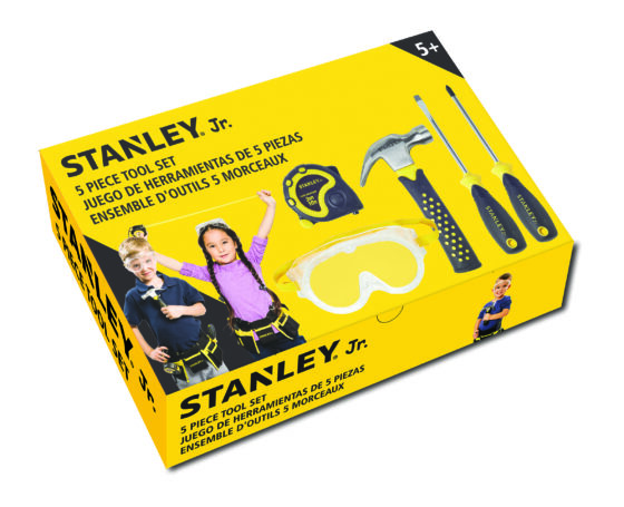 Caja de Herramientas para niños 5 unidades Stanley Jr