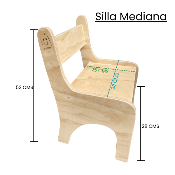 Pack 2 Sillas &  Mesa Montessori - Imagen 3